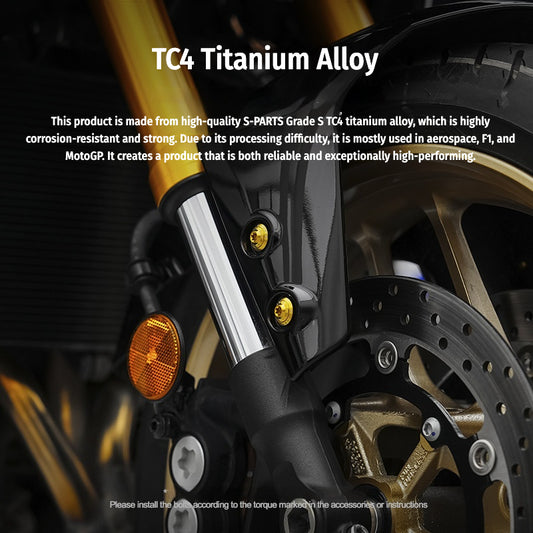 SPARTS Titanium Bolt Kit for Yamaha Tracer 9GT 2023-Front / Cockpit System