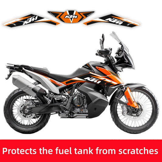 KTM 790 Adventure Fuel Tank Pad – PVC Color Graphics Decal Kit with Matte Finish