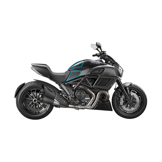 Tank Grip Pad for Ducati Diavel 1260 Anti-Slip Fishbone Tank Protector Scratch Protection Motorcycle Accessories