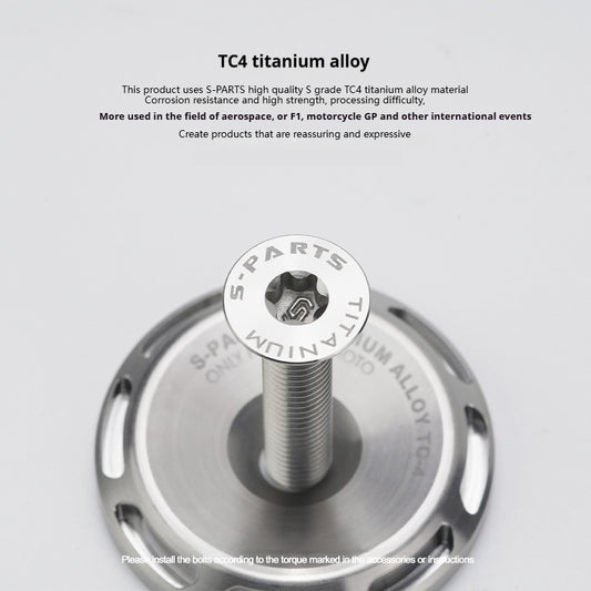 SPARTS Titanium Alloy Exhaust Hanger / Washer Bolt Kit – Universal for BMW Motorcycles