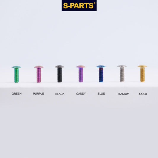 S-PARTS Titanium Windshield Bolts Kit for Ducati Panigale V4 V4S 1299s 959 (M4 L12)