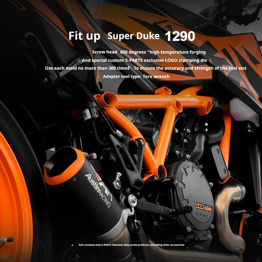 SPARTS Titanium Alloy Fasteners Compatible with KTM Super Duke 1290