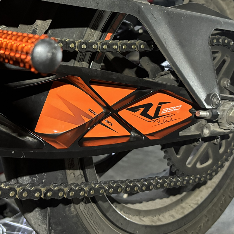 2024 KTM RC 390 Rear Swingarm Decals – Scratch-Resistant Protective Stickers and Modification Accessories
