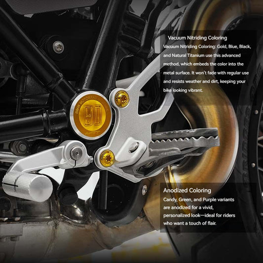 S-PARTS Premium Titanium Braking & Handling Upgrade Kit for BMW R nineT
