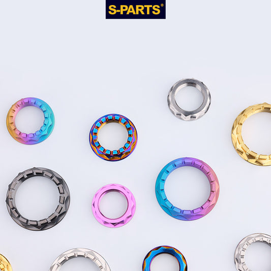 SPARTS Front & Rear Axle Big Nuts Titanium M25/M30/M33/M38/M48 for Ducati Motorcycle Modification