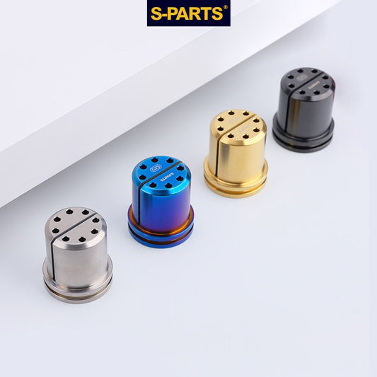 SPARTS Upper Triple Clamp Cylinder Nuts Titanium Bolts L50 & L63 for Ducati Motorcycle Modification