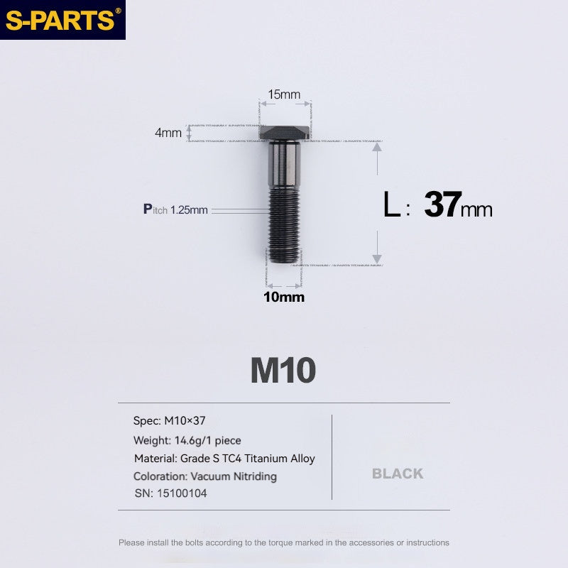 SPARTS Titanium Rear Sprocket Fixing Screws Square Head M8/M10 P1.25 Locking for KTM Motorcycle Modification