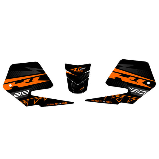 2024 KTM RC 390 Tank Grips – Rubber Fishbone Anti-Slip Tank Pads and Body Protectors