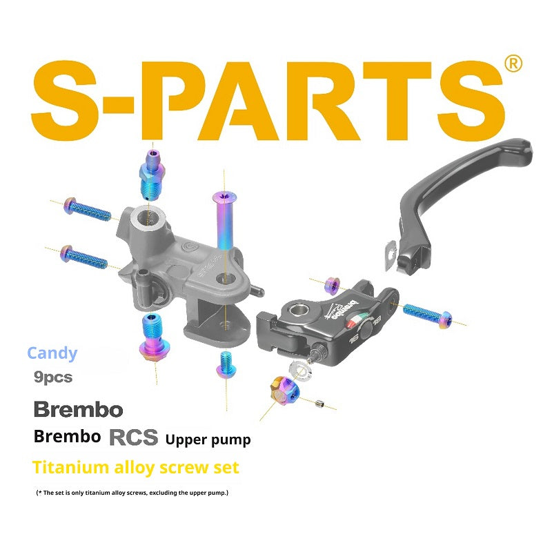 SPARTS Titanium Fastener Kit for Brembo RCS Radial Brake Master Cylinder