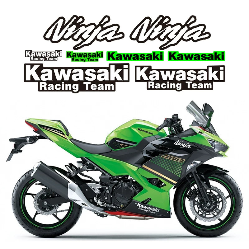 Kawasaki Ninja 400 Full Motorcycle Graphic Decal Kit Fairing Body Stickers