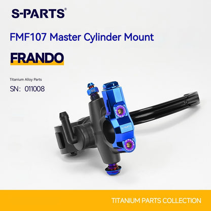 SPARTS Titanium Alloy Clamp Bolt Kit for Frando FMF107 Master Cylinder (3 Pcs)