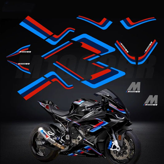 BMW S1000RR / M1000RR Full Body Decal Kit Tank Pad Anti-Slip Scratch Protection Sticker Motorcycle Racing Graphics Accessories