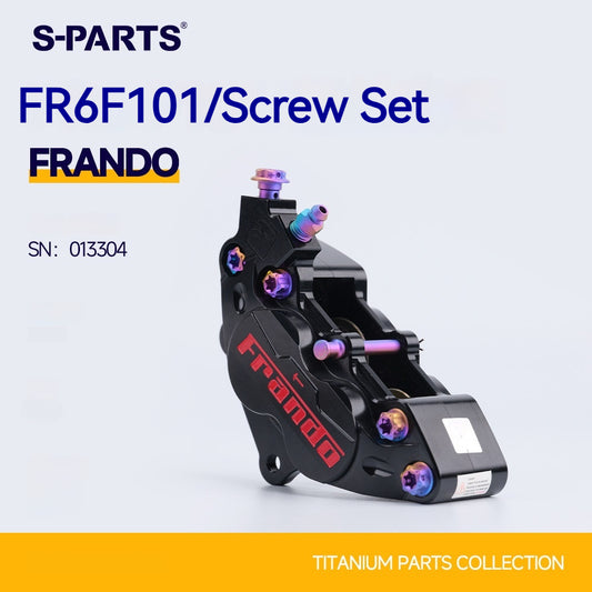 Frando FR6 / F101 Titanium Caliper Bolt Kit | SPARTS TC4 CNC Brake Upgrade Screws
