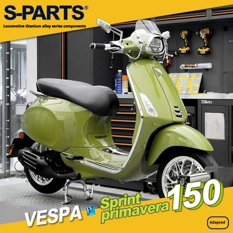 SPARTS Titanium Screw Set for Vespa Sprint/Primavera 150 – Custom Candy Color & CNC Titanium Upgrade Kit