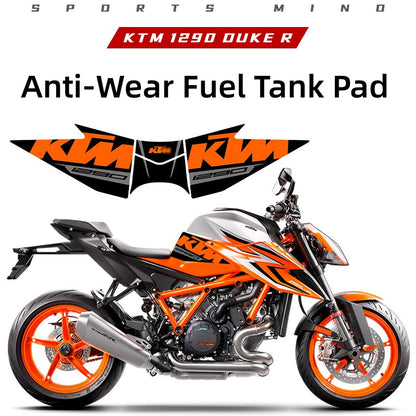 KTM 1290 Super Duke R Fishbone Tank Pad – Anti-Slip Rubber Fuel Tank Protector