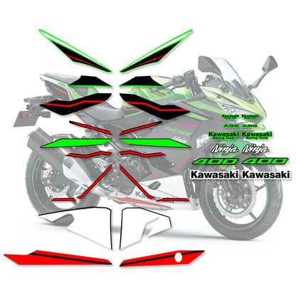 Kawasaki Ninja 400 2018-2022 Full Motorcycle Graphic Decal Kit Fairing Stickers