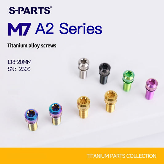 SPARTS A2 Series M7x18mm Titanium Bolt
