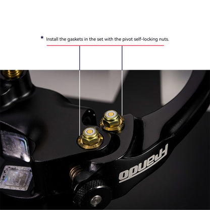 SPARTS Titanium Alloy Bolt Screw Set for Frando 9NB Master Cylinder - Motorcycle Hydraulic Clutch/Brake Modification