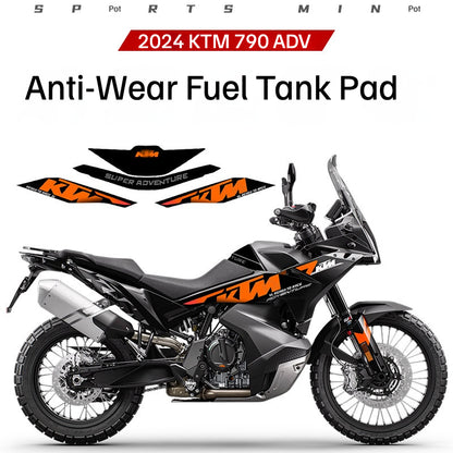 2024 KTM 790 Adventure Thickened Tank Grips – Anti-Slip Body Protection Pads