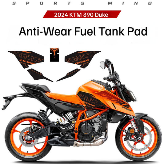 2024 KTM 390 Duke Thickened Tank Grips – Waterproof Anti-Slip Body Protection Pads