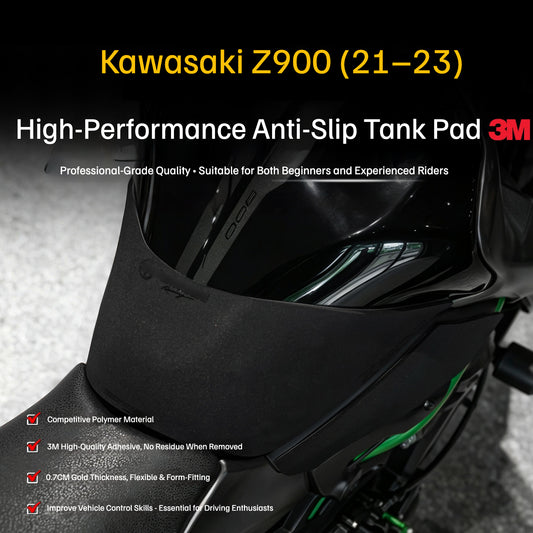 Kawasaki Z900 (2021-2023) High-Performance Tank Grip Pads Thickened Anti-Slip Protection Decals Motorcycle Accessories