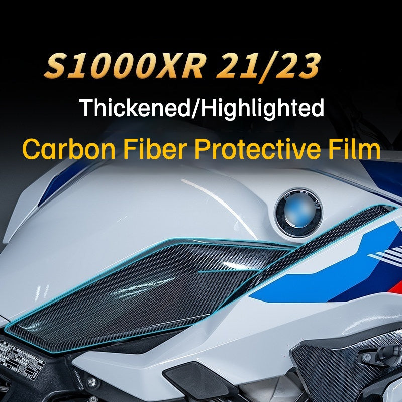 BMW S1000XR 2021-2023 Carbon Fiber Body Protection Decals PVC Anti-Slip Tank Pads Motorcycle Accessories