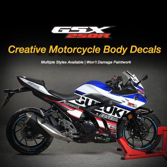 Suzuki GSX250R Full Body Graphic Decal Kit Motorcycle Fairing Stickers