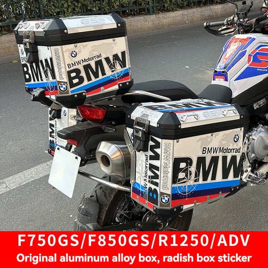 BMW F750GS / F850GS / R1250GS ADV OEM Aluminum Pannier Sticker Kit