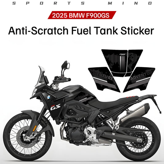 BMW F900GS 2025 Fuel Tank Anti-Slip Sticker Scratch Protection Tank Pad Waterproof Motorcycle Grip Decal Adventure Bike Accessories