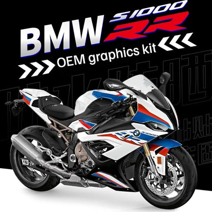 BMW S1000RR 2021 Full Body OEM Style Graphics Kit Racing Stripe Decal Wrap Film Waterproof Motorcycle Custom Sticker Set