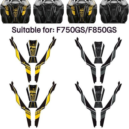 BMW F750GS F850GS 2018-2022 40 Years Edition Tank Pad Decals Body Graphics Kit Waterproof Motorcycle Sticker Set