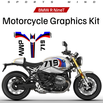 BMW R nineT Body Sticker Decal Kit Fuel Tank Graphics Waterproof Motorcycle Livery Custom Styling Set