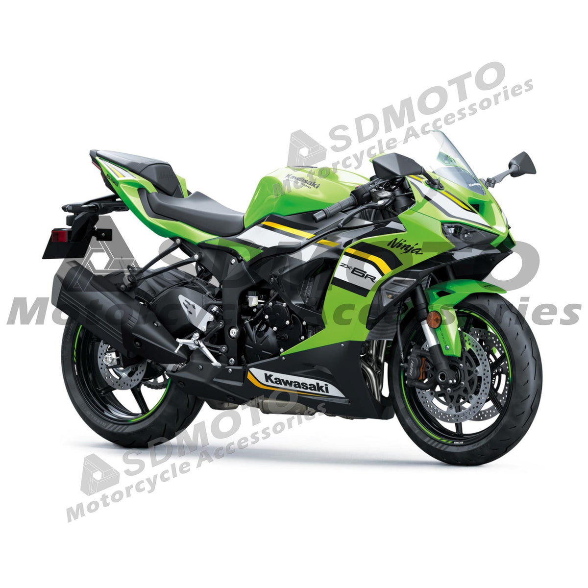 Kawasaki ZX-6R 636 2021-2025 Full Body Graphics Decals PVC Waterproof Motorcycle Fairing Stickers