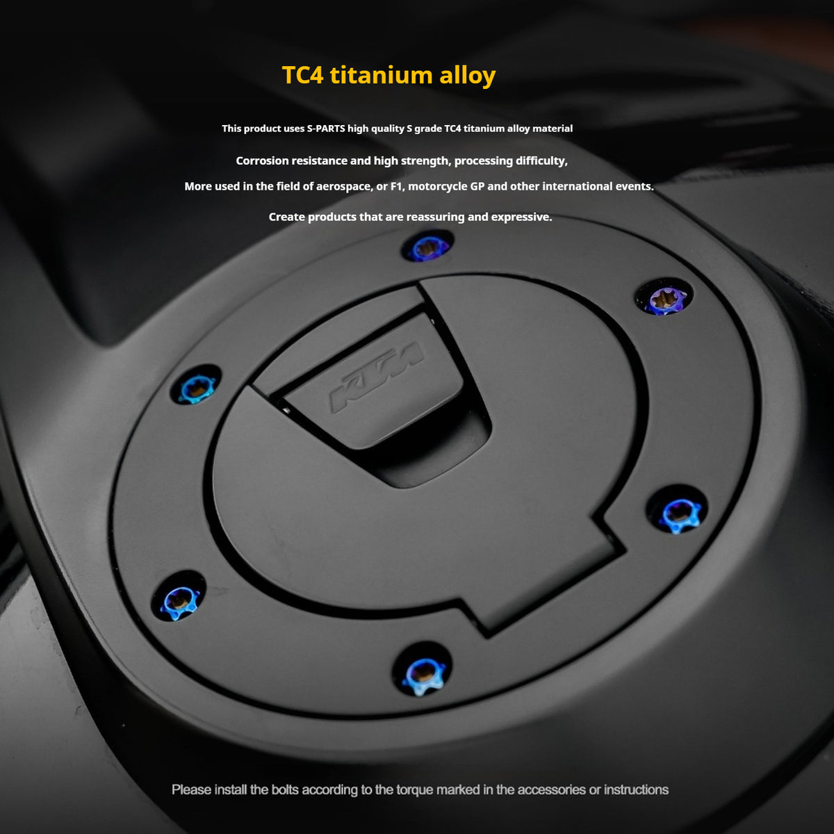 SPARTS Titanium Alloy Fasteners Compatible with KTM Super Duke 1290