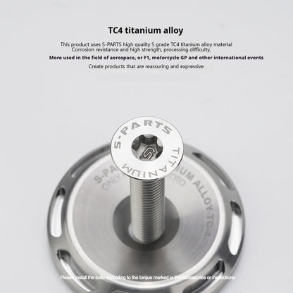 SPARTS Titanium Alloy Exhaust Hanger / Washer Bolt Kit – Universal for BMW Motorcycles