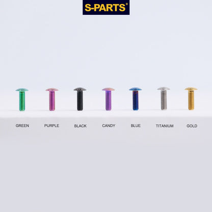 S-PARTS Titanium Windshield Bolts Kit for Ducati Panigale V4 V4S 1299s 959 (M4 L12)