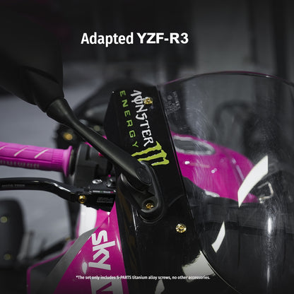 Yamaha YZF-R3 Titanium Rear Brake, Footpeg & Exhaust Bolts | SPARTS