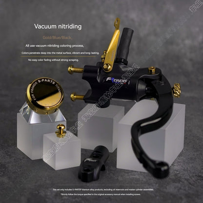 Frando FMF-130 Titanium Bolt Kit | CNC Motorcycle Brake Master Cylinder Upgrade Set
