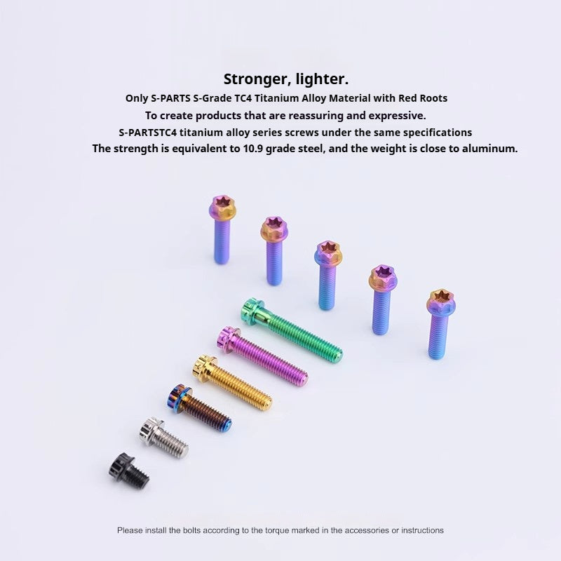 SPARTS Titanium Screw Set for Triumph Street Triple RS –CNC Titanium Upgrade Kit