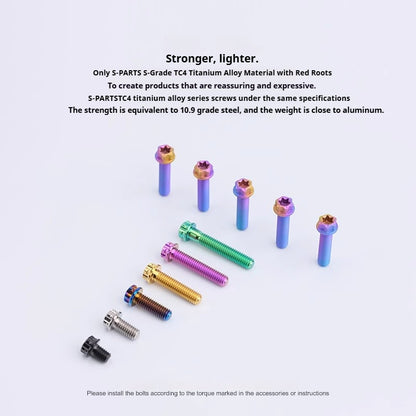 SPARTS Titanium Screw Set for Triumph Street Triple RS –CNC Titanium Upgrade Kit