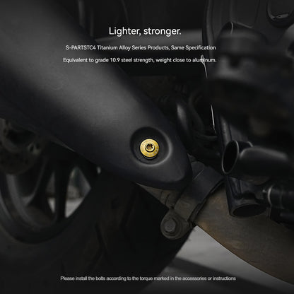 SPARTS Titanium Handlebar, Triple Tree & Suspension Bolt Kit for Honda CM300 / Rebel 300
