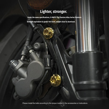 SPARTS Titanium Front End and Brake Fastener Kit for Yamaha YZF-R3