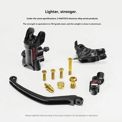 SPARTS Titanium Bolt Kit for GALESPEED VRE Master Cylinder｜TC4 Motorcycle Brake Pump Screws