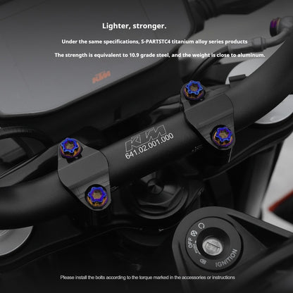 SPARTS TC4 Titanium Bolt Kit Compatible with KTM DUKE 790 – Full Motorcycle Fastener Upgrade