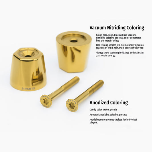 SPARTS Titanium Handlebar Bar Ends for Yamaha XMAX 300 –  Upgrade Bolts for Motorcycle Modification