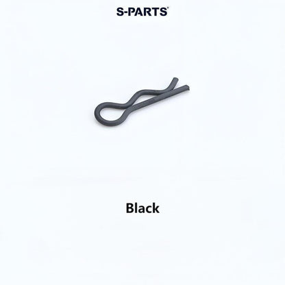 S-PARTS Titanium R Clip Pin 17.5mm Motorcycle Brake Caliper Fastener Retaining Pin Bolt Accessory