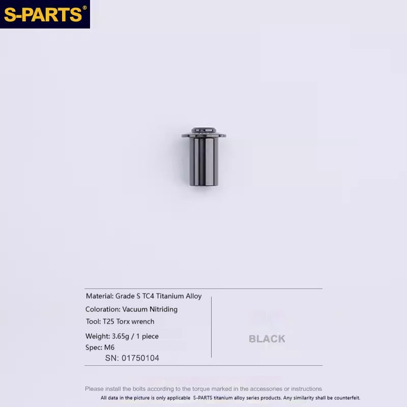 SPARTS Titanium Ignition Lock Nut Cover for DUCATI -Strength Motorcycle Upgrade