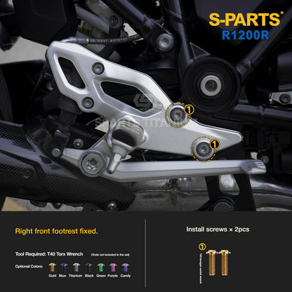 SPARTS Titanium Bolt Kit for BMW R1200R – Motorcycle Fastener Upgrade
