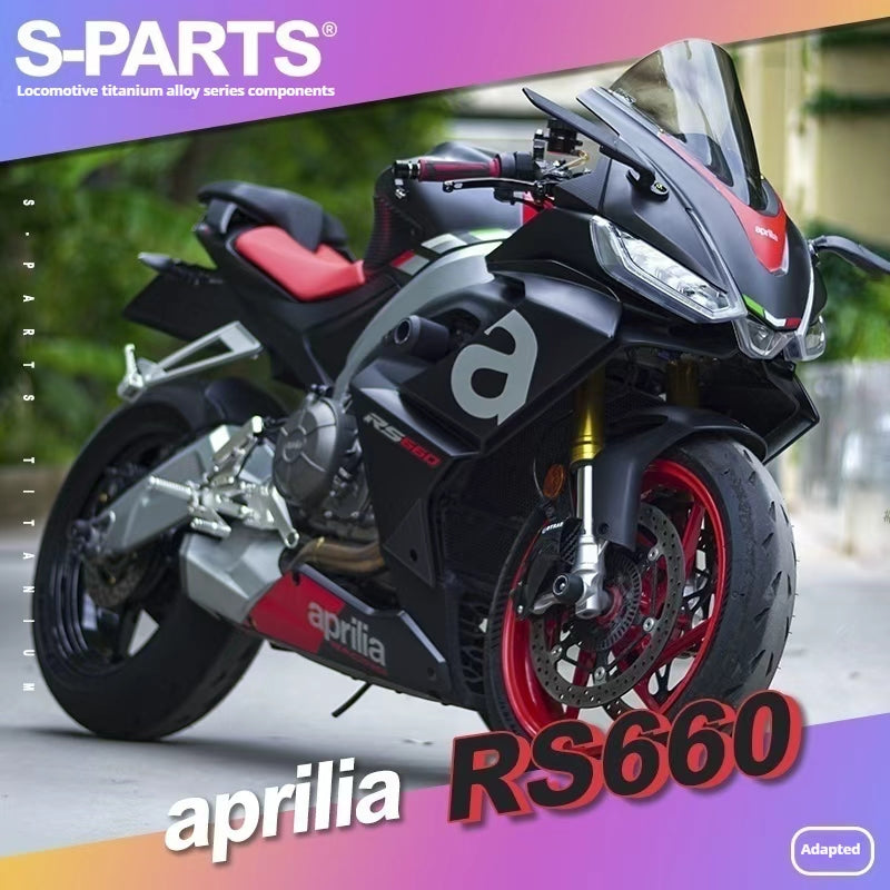 S-PARTS Titanium Complete Bolts Hardware Kit for Aprilia RS660 (2021+)