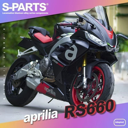 S-PARTS Titanium Complete Bolts Hardware Kit for Aprilia RS660 (2021+)